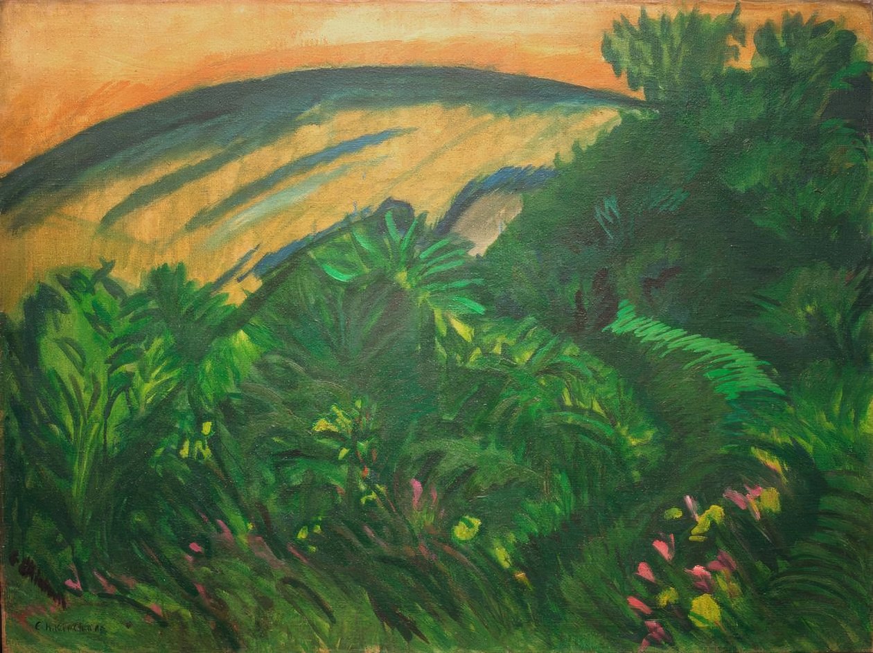 Sanddyner och hav av Ernst Ludwig Kirchner