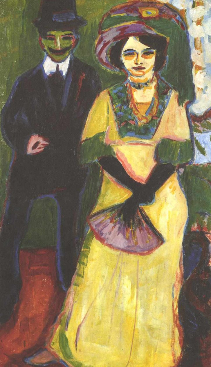 Dodo und ihr Bruder av Ernst Ludwig Kirchner