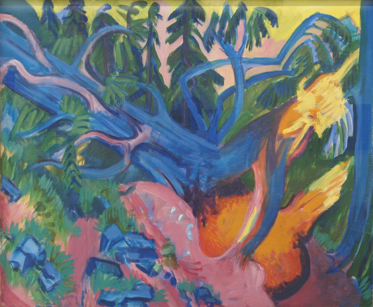 Entwurzelter Baum  av Ernst Ludwig Kirchner