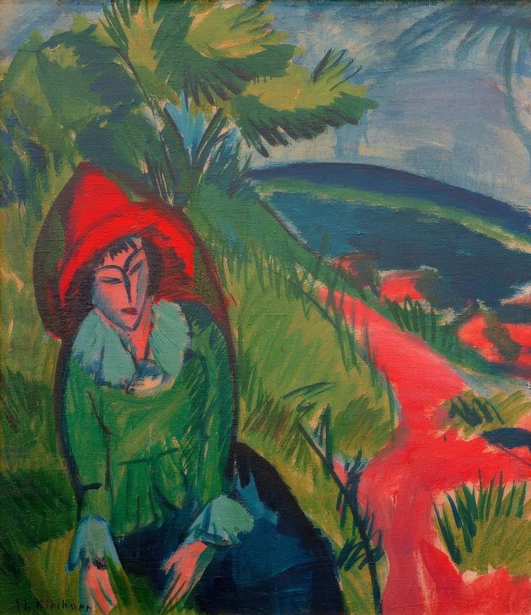 Erna på Fehmarn av Ernst Ludwig Kirchner