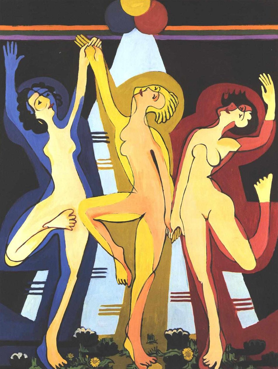 Farbentanz av Ernst Ludwig Kirchner