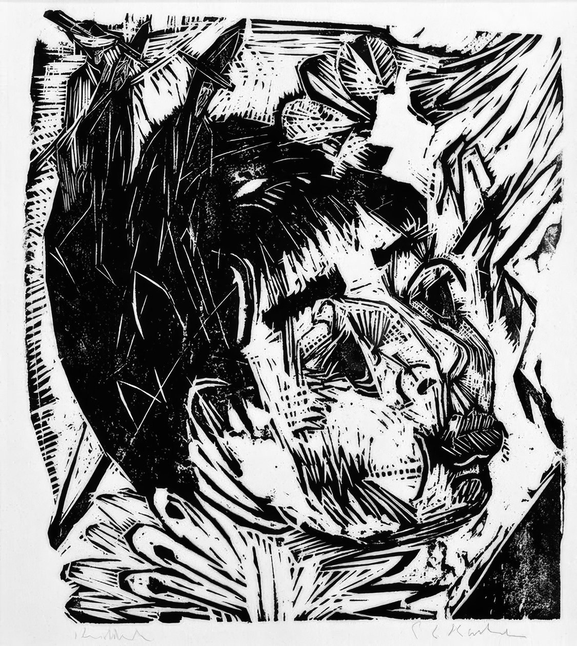 Ms Prof. Sch. av Ernst Ludwig Kirchner