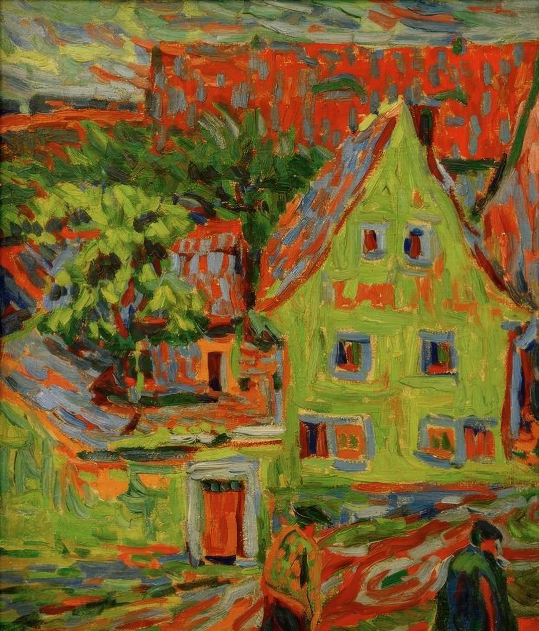 Växthus av Ernst Ludwig Kirchner