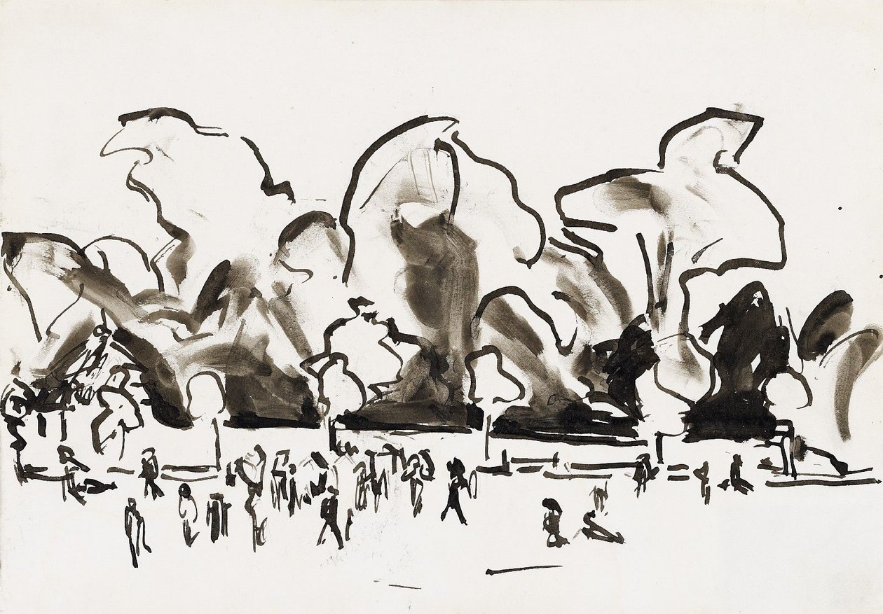 Großen Park av Ernst Ludwig Kirchner