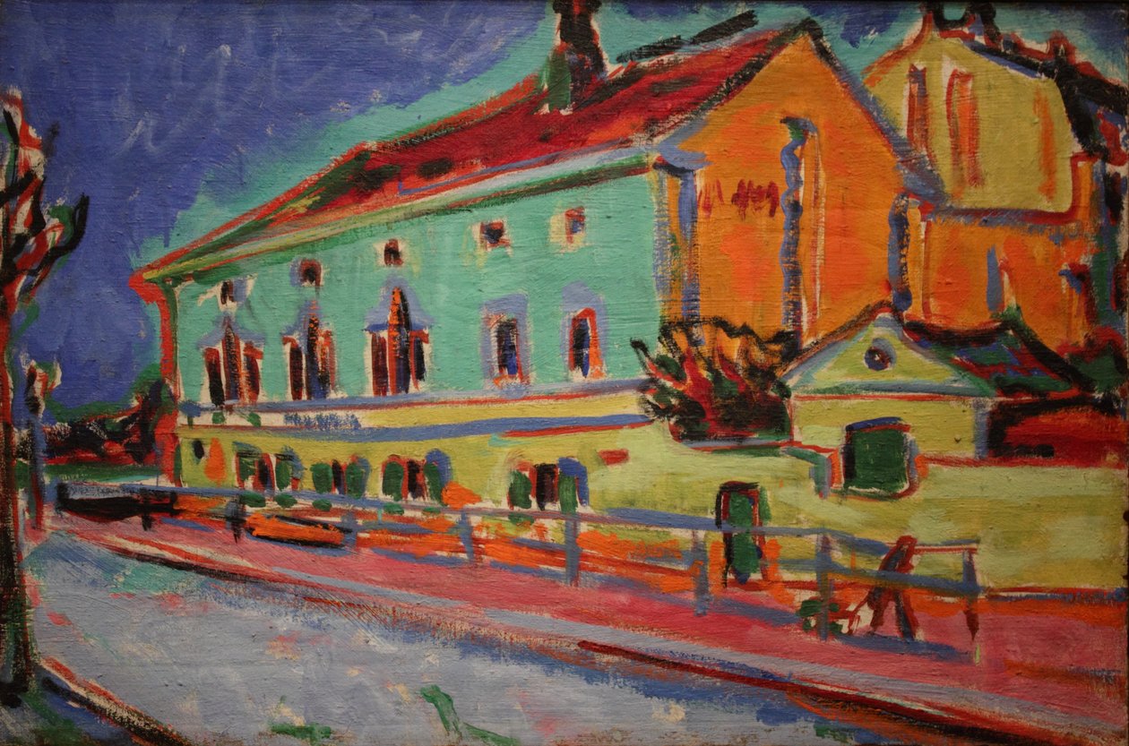 Houses in Dresden  av Ernst Ludwig Kirchner