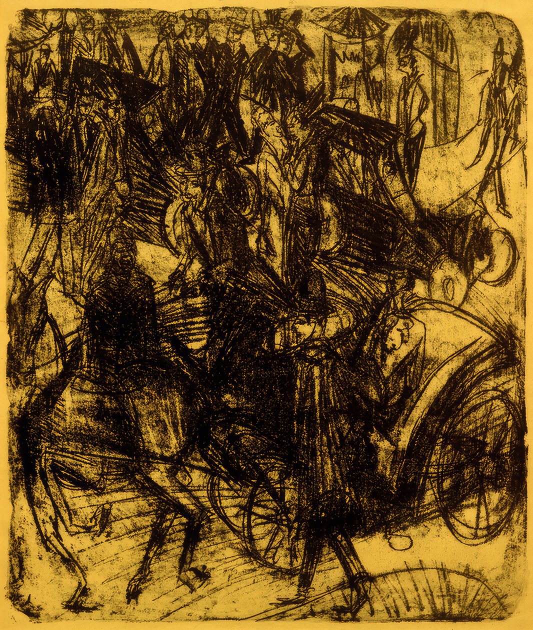 Leipziger Strasse, korsning av Ernst Ludwig Kirchner