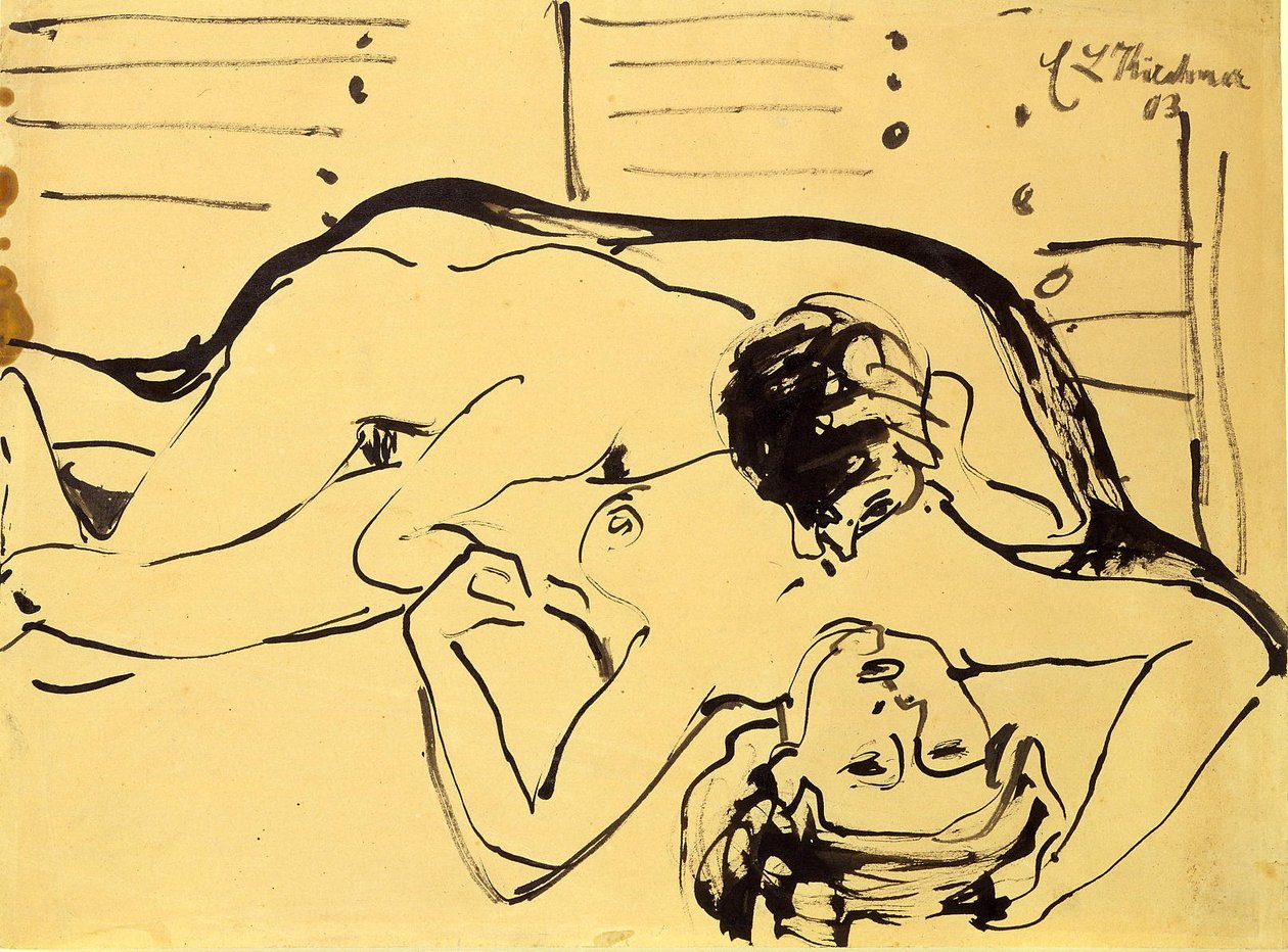 Liebespaar av Ernst Ludwig Kirchner