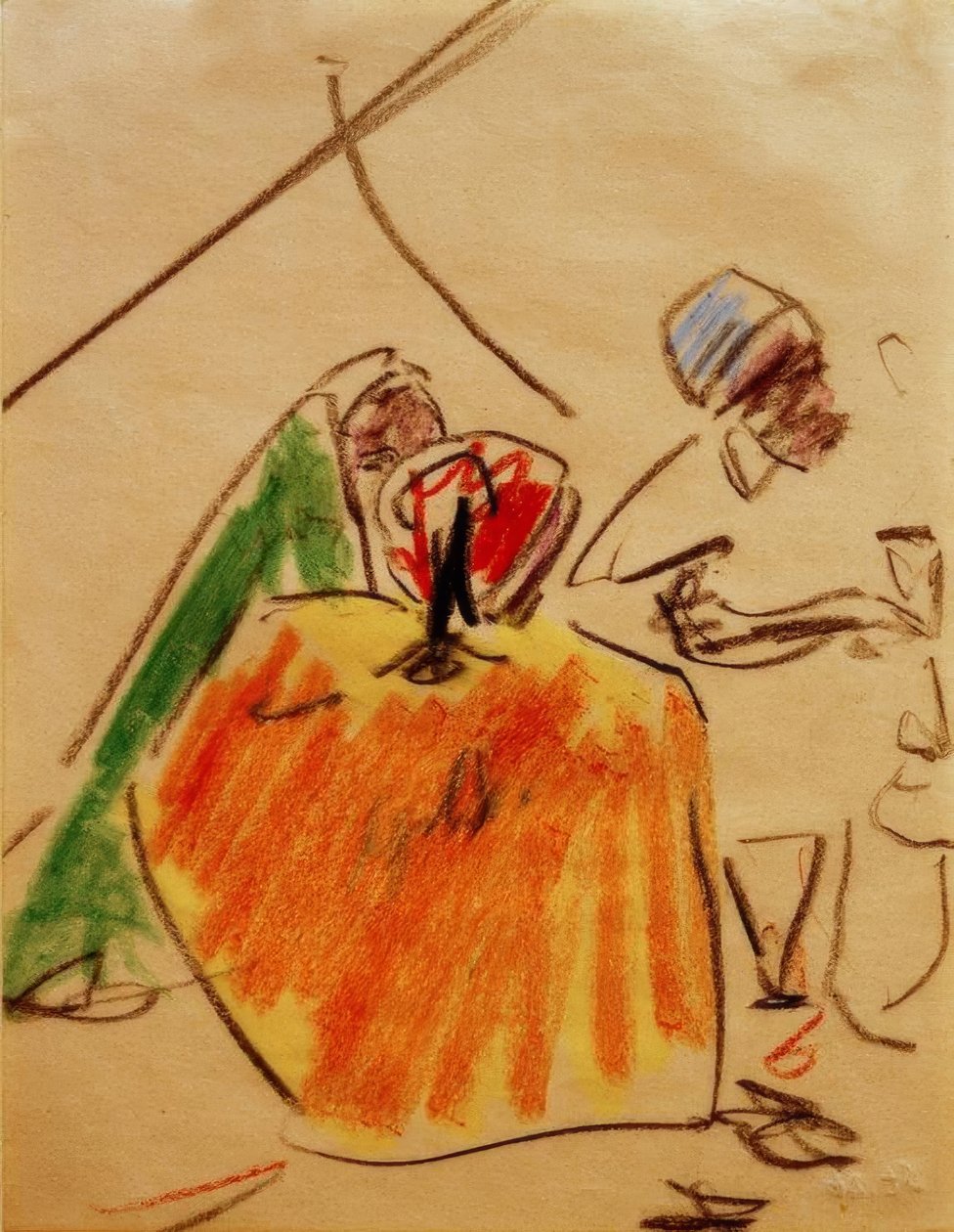 marockanska av Ernst Ludwig Kirchner