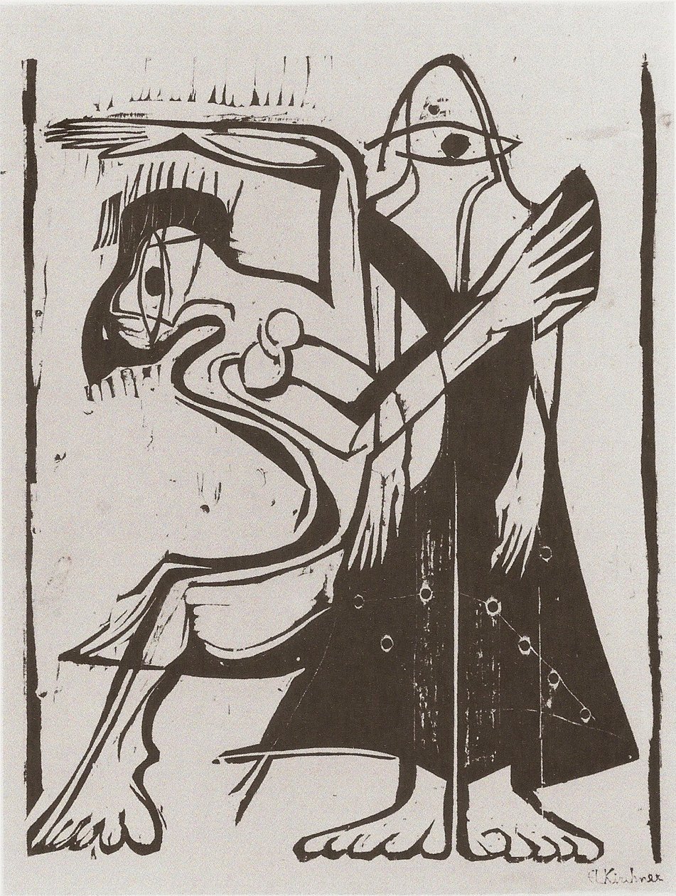 Maskentanz av Ernst Ludwig Kirchner