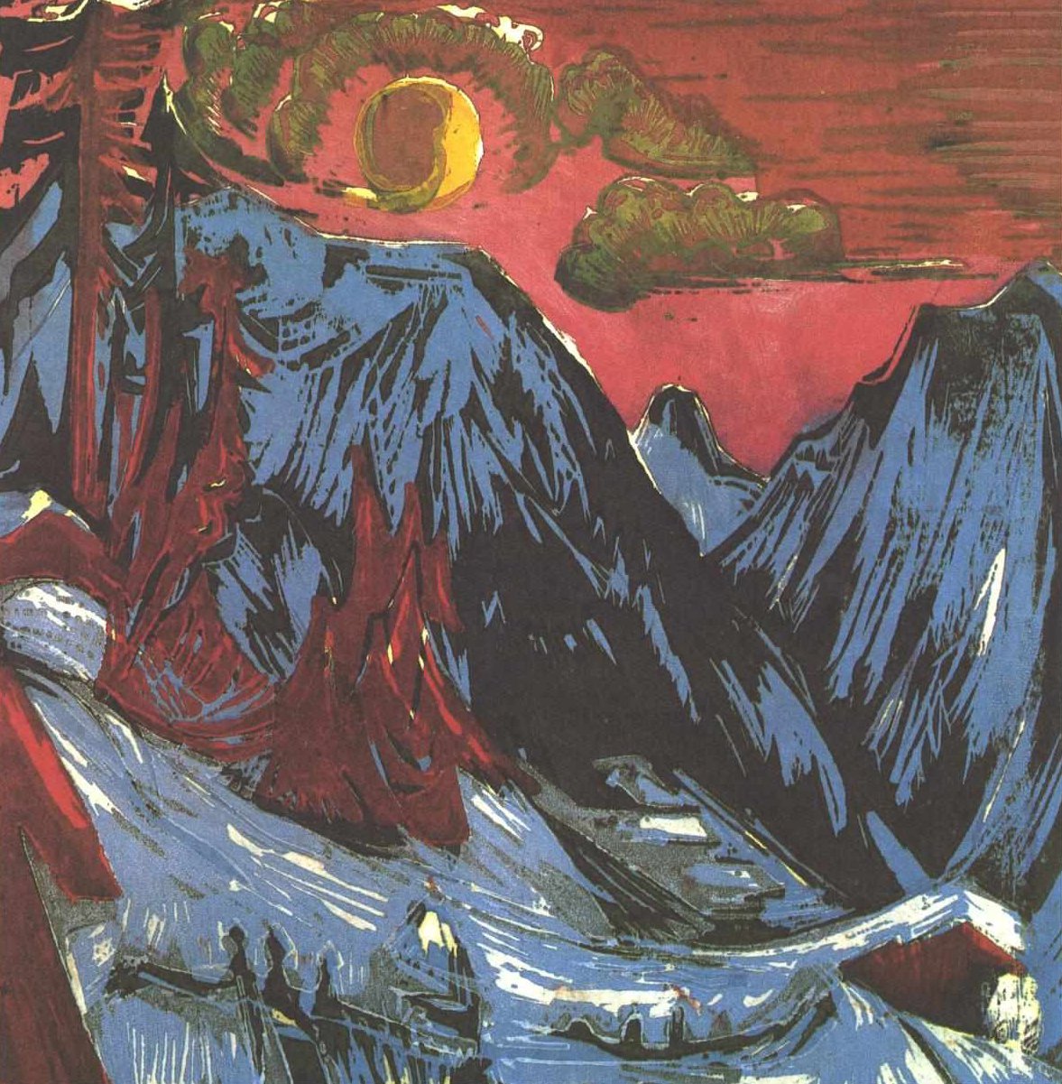 Mondnacht av Ernst Ludwig Kirchner