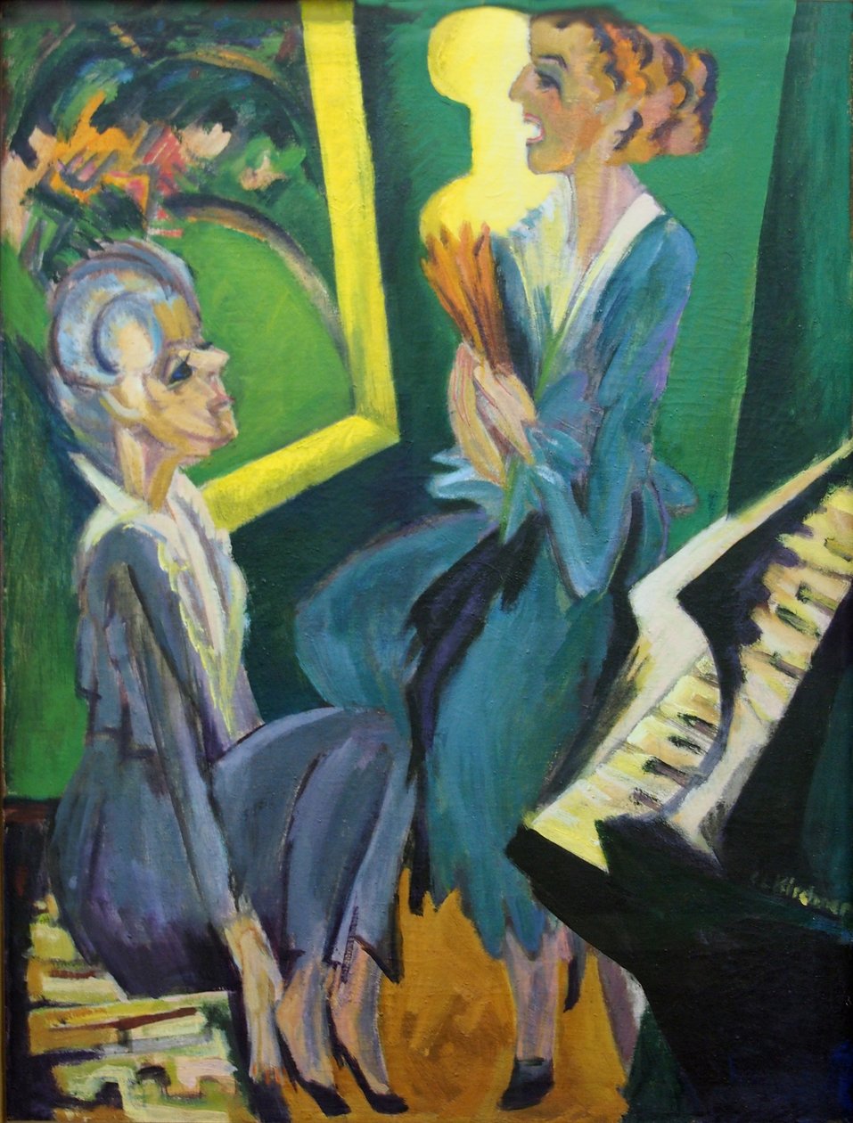 Musikzimmer av Ernst Ludwig Kirchner