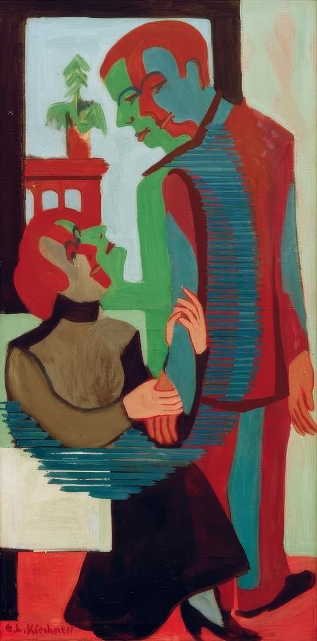 Mor och son av Ernst Ludwig Kirchner