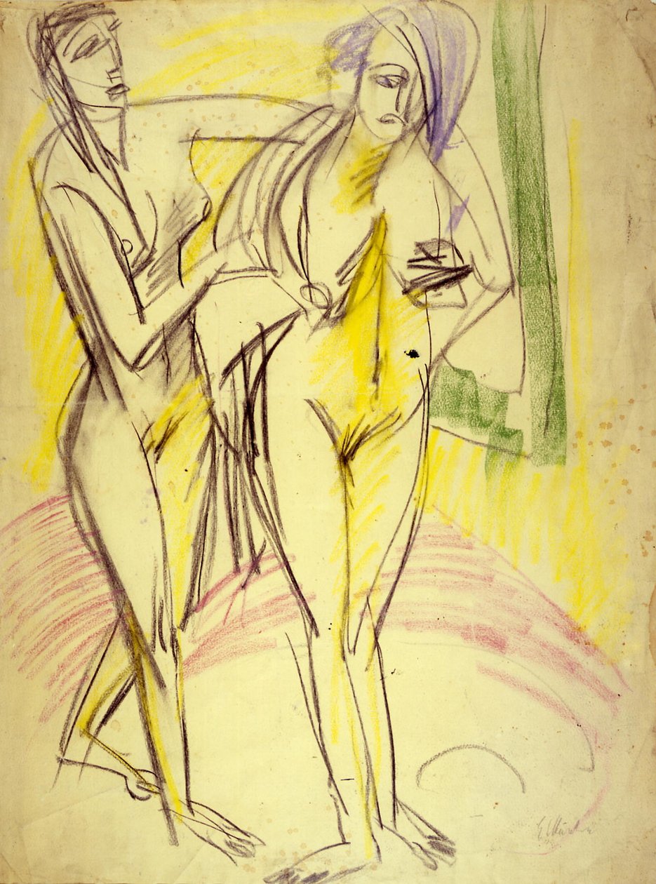 Nach dem Bade av Ernst Ludwig Kirchner