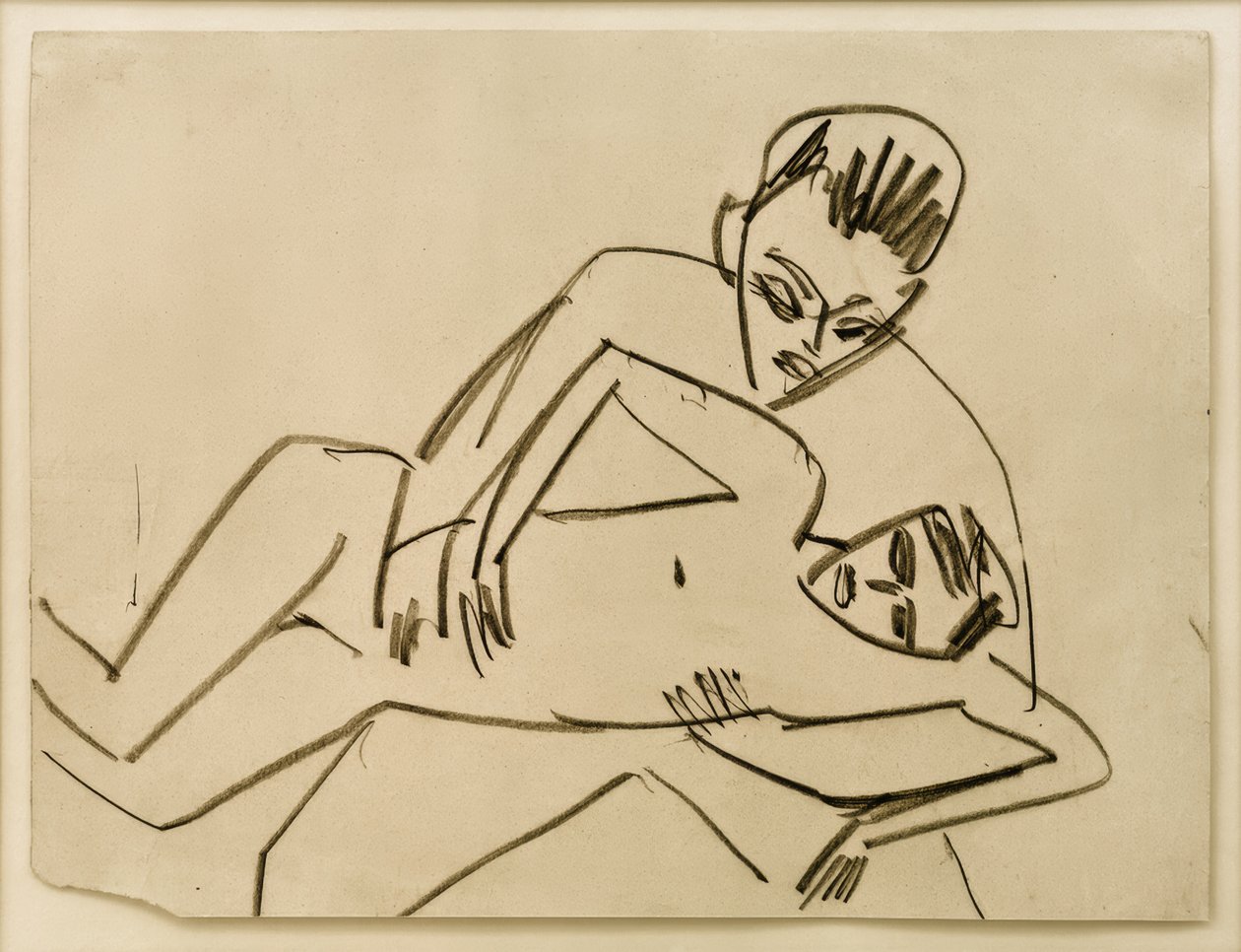 Untitled (Fränzi med make) av Ernst Ludwig Kirchner
