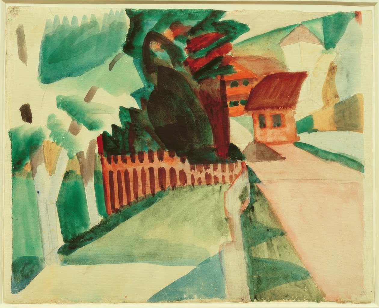 Porträtt av Otto Mueller av Ernst Ludwig Kirchner