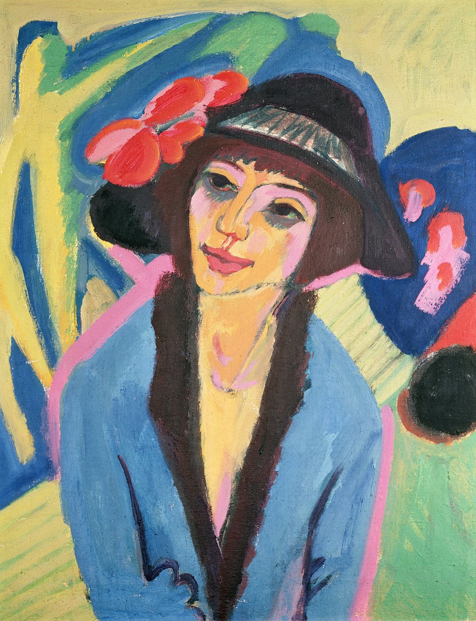Porträtt av Gerda av Ernst Ludwig Kirchner