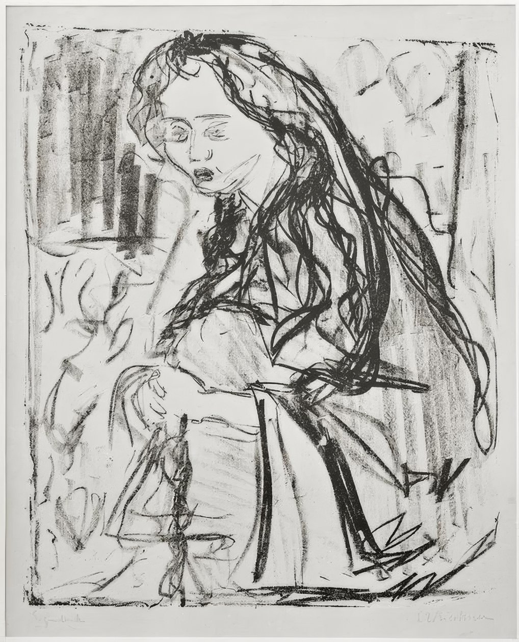 Ruth i morfindrömmen av Ernst Ludwig Kirchner