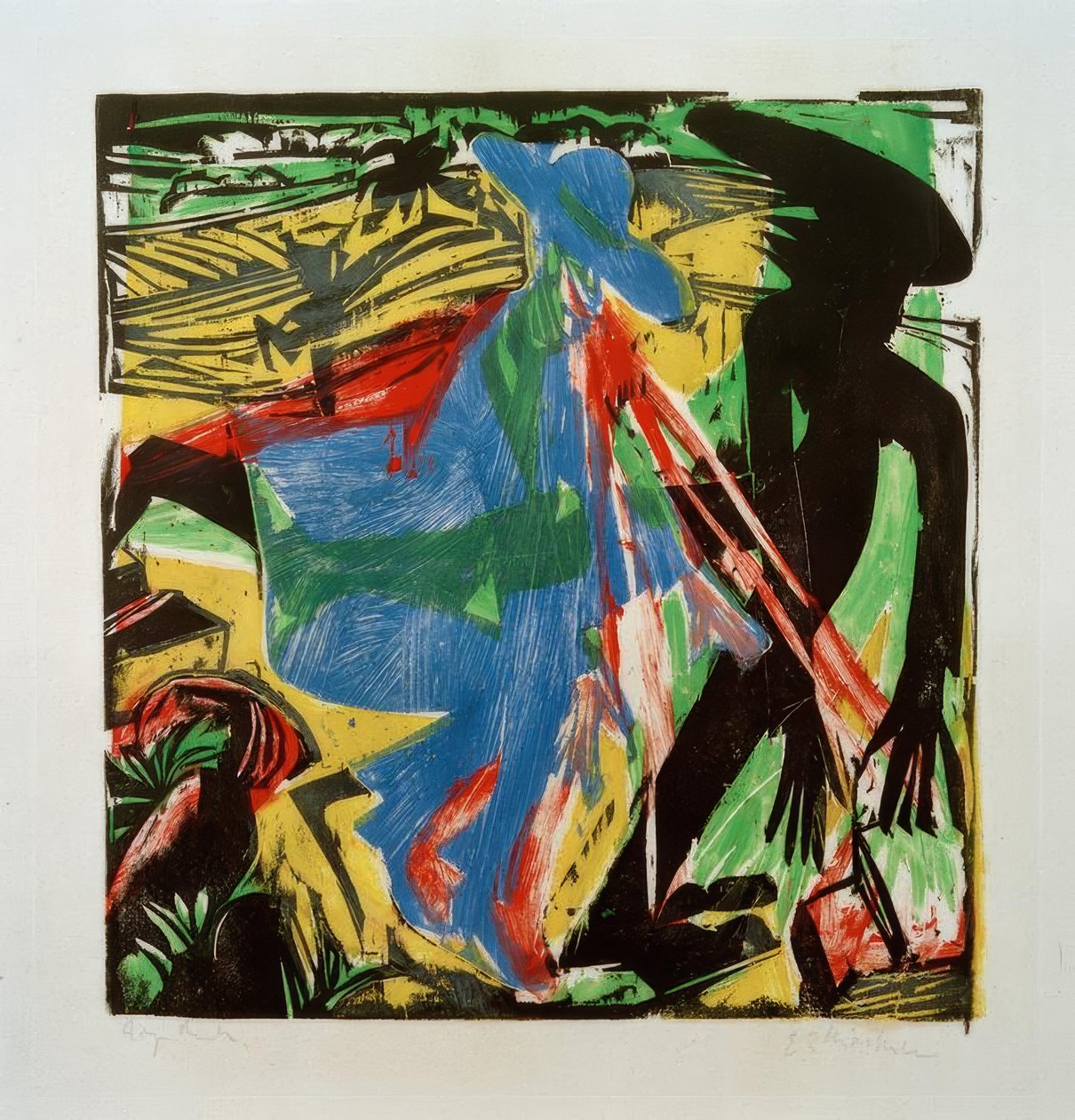Schlemihls möte med skuggan av Ernst Ludwig Kirchner