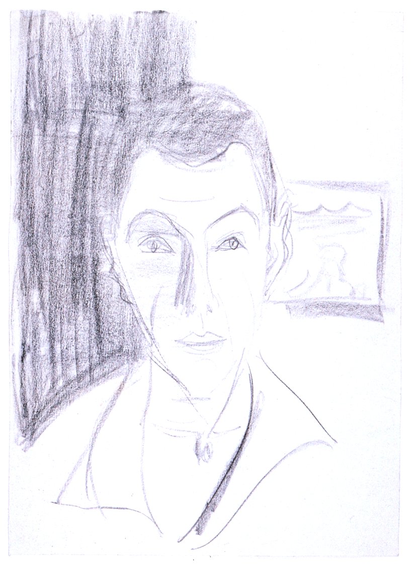 Selbstbildnis av Ernst Ludwig Kirchner
