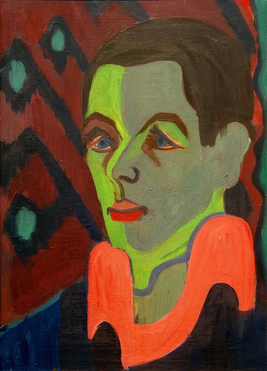 Självporträtt av Ernst Ludwig Kirchner