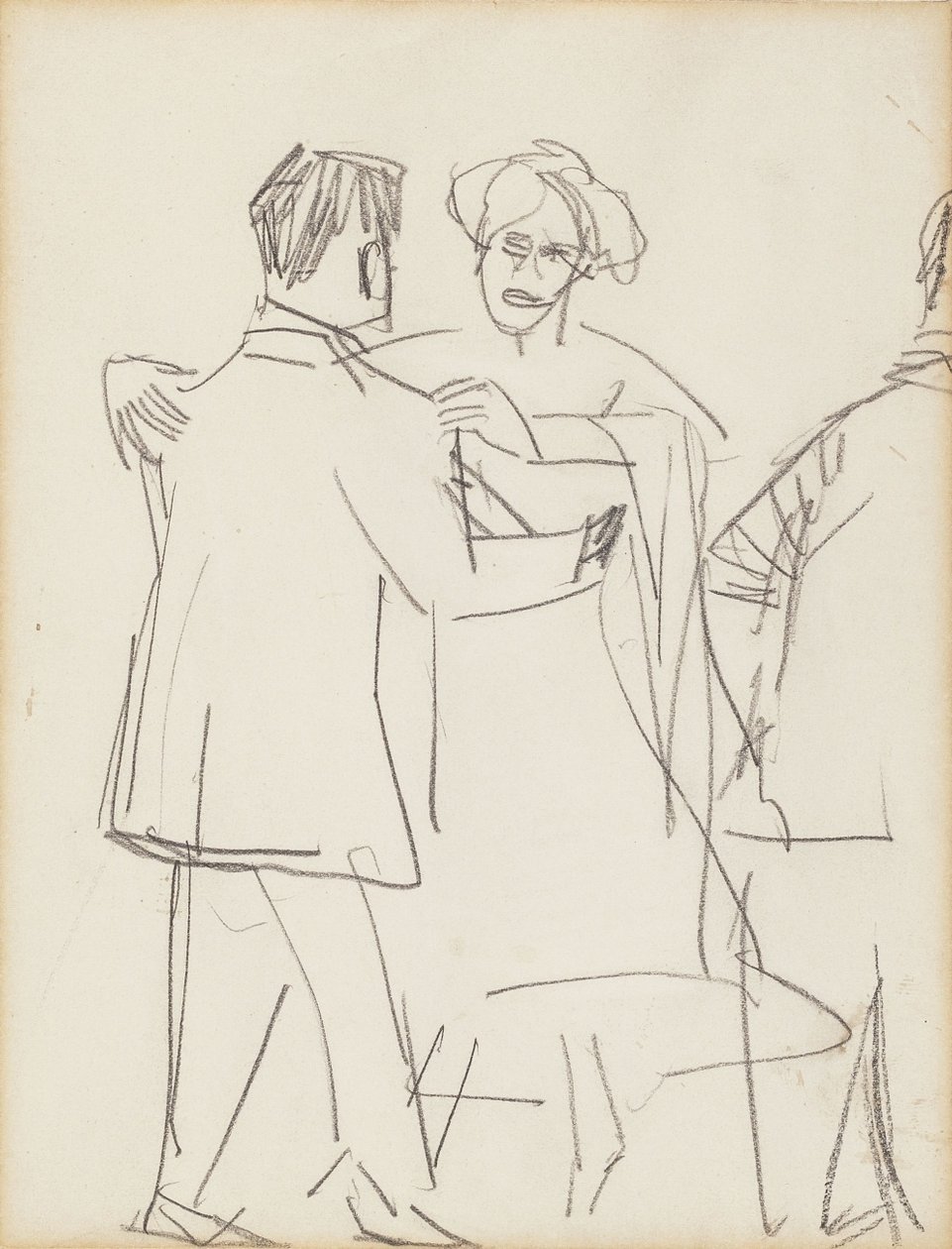 TANZENDES PAAR av Ernst Ludwig Kirchner