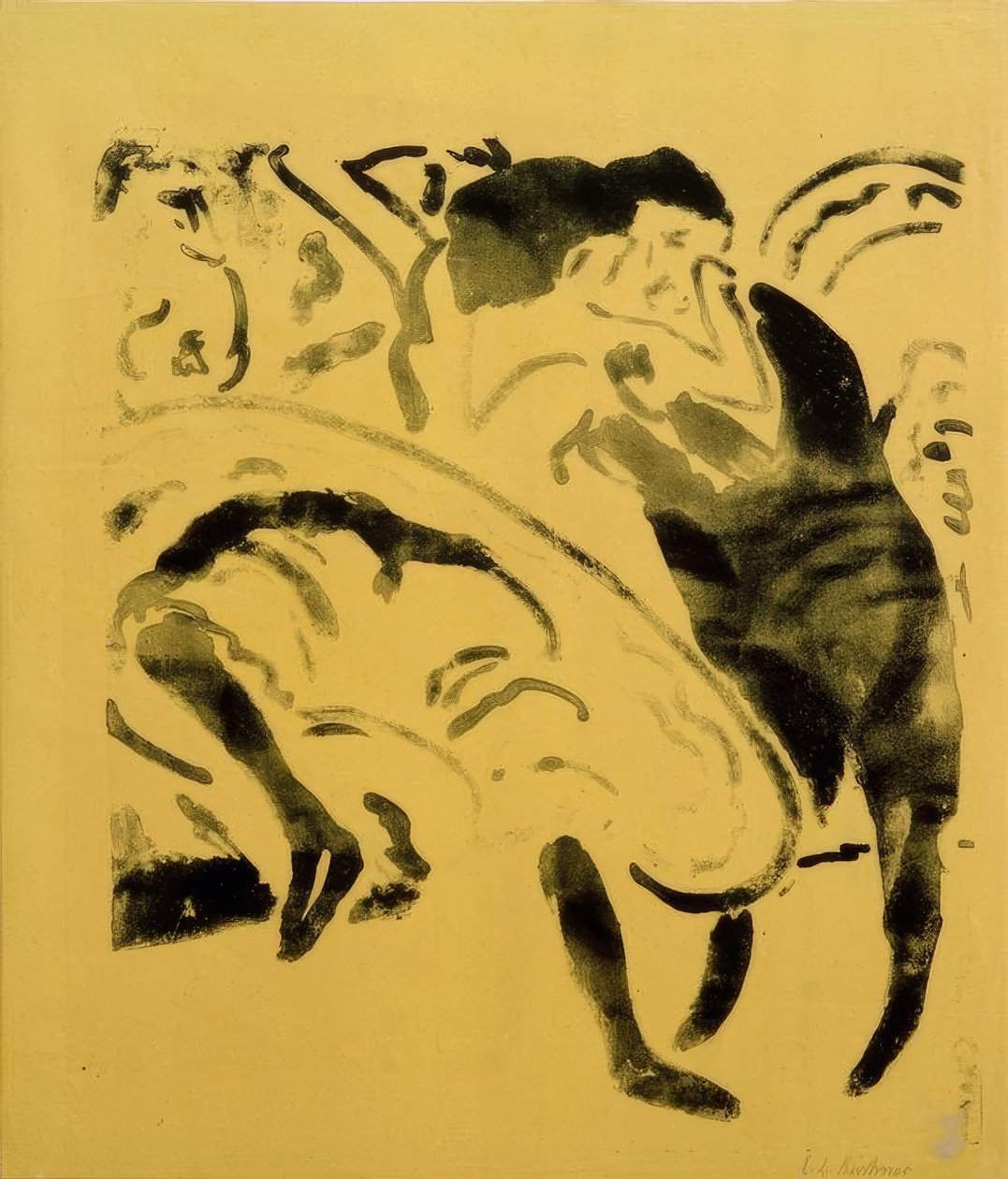 Dansande par av Ernst Ludwig Kirchner