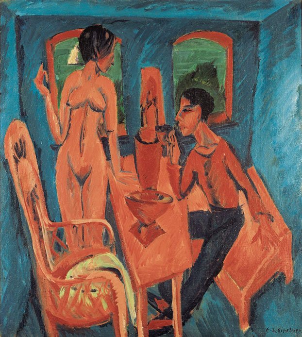 Tower Room, Fehmarn  av Ernst Ludwig Kirchner