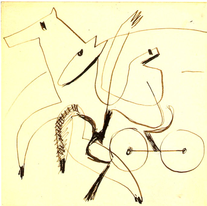 Trabergespann av Ernst Ludwig Kirchner