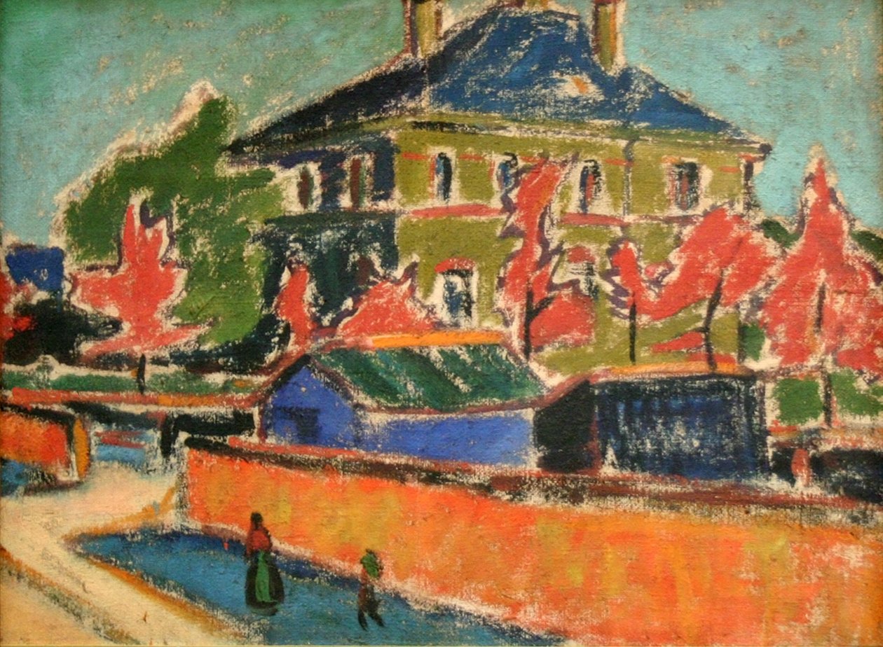 Villa in Dresden av Ernst Ludwig Kirchner