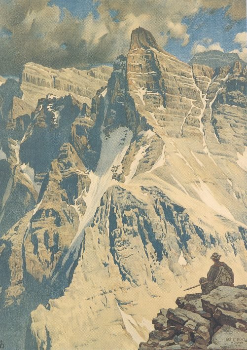 Kaltwasserkarspitze im Karwendel av Ernst Platz