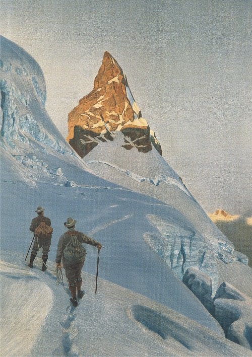 Morgensonne an der Chrast Aguzza av Ernst Platz