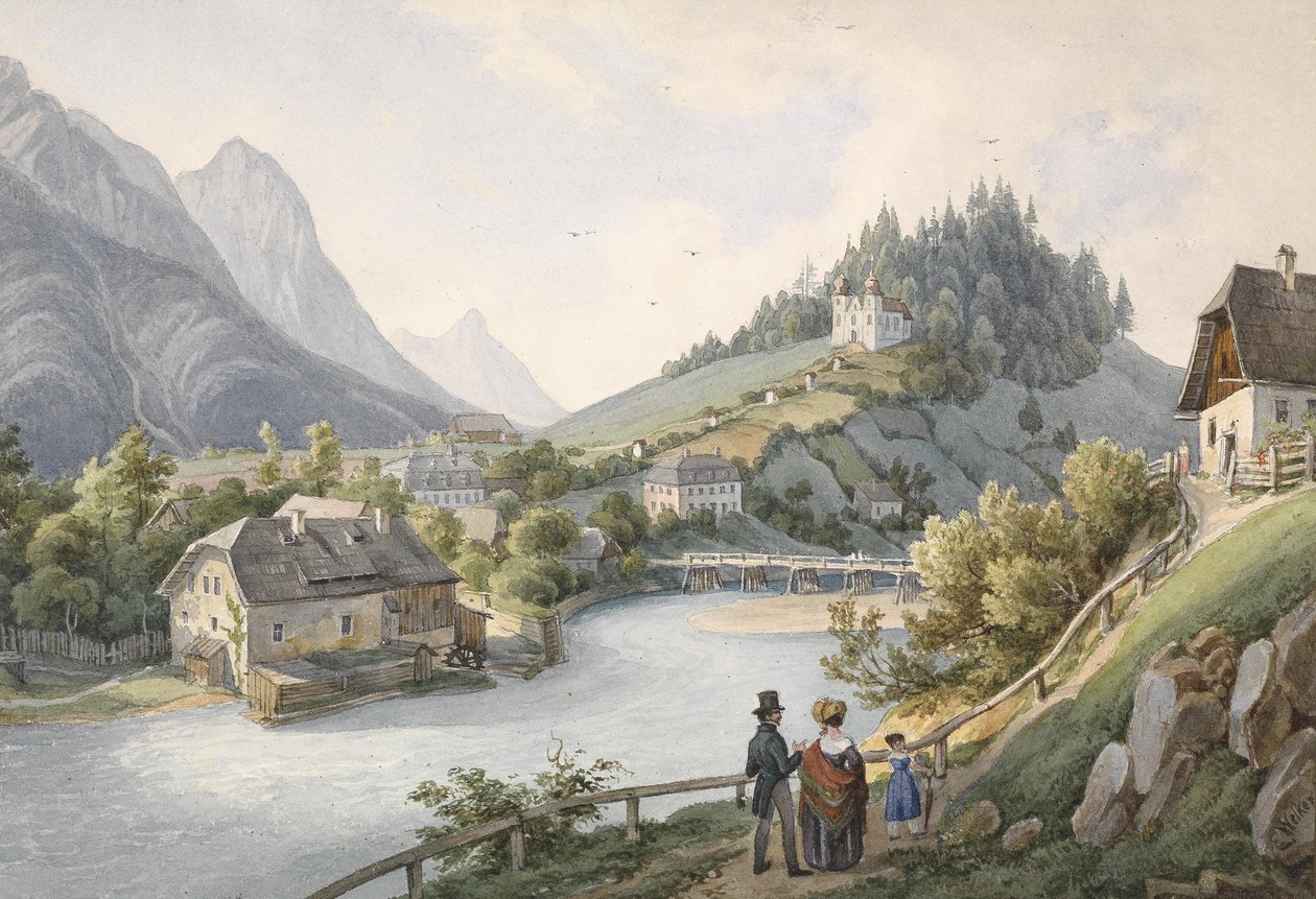 Motiv aus Bad Ischl av Ernst Welker