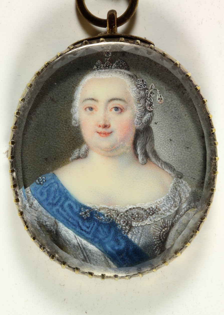 Elizabeth Petrovna, Rysslands kejsarinna (emalj) av Ernst August Abel