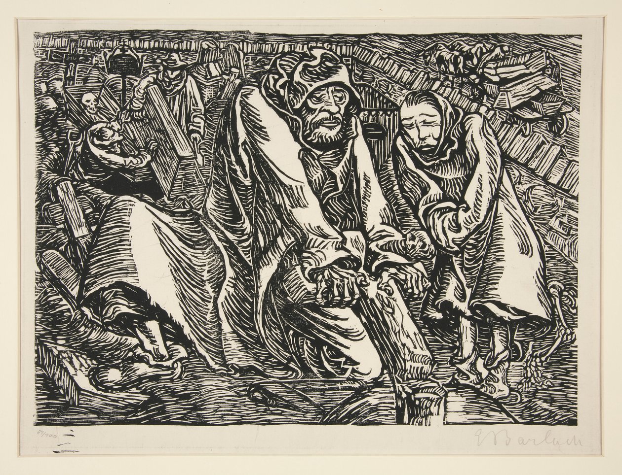 Kors- och gravrövare av Ernst Barlach