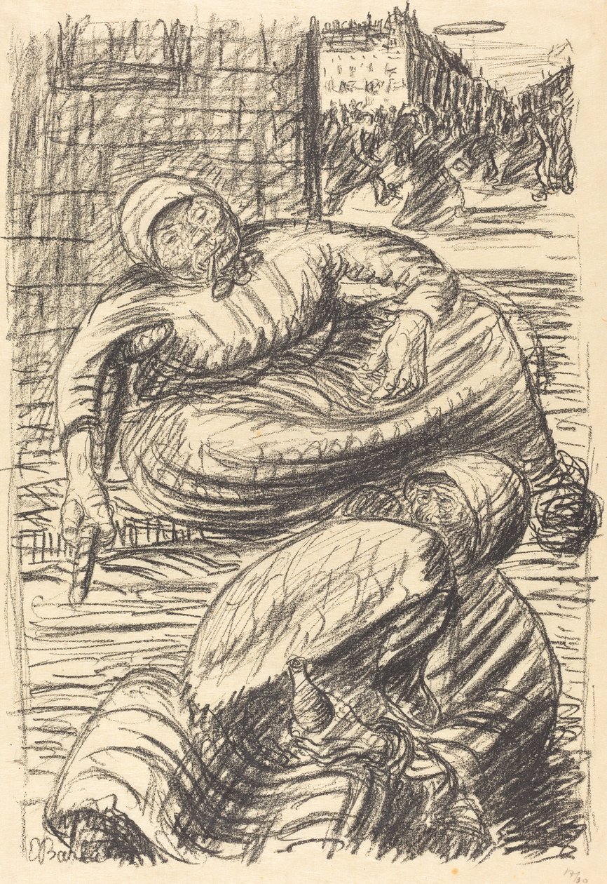 Gata i Warszawa av Ernst Barlach