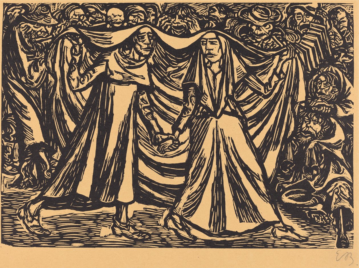 Dödsdansen II av Ernst Barlach