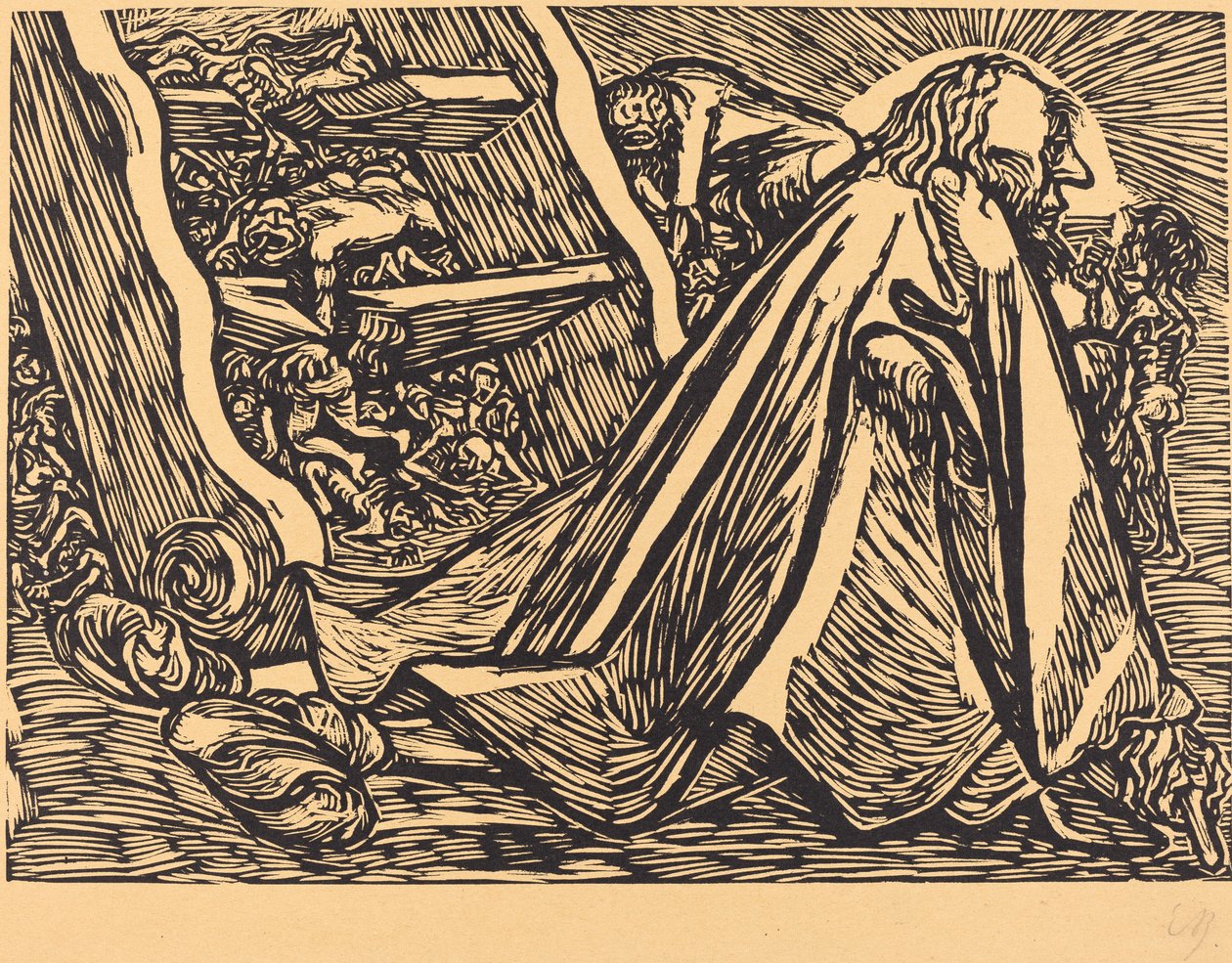 Den gudomliga tiggaren av Ernst Barlach