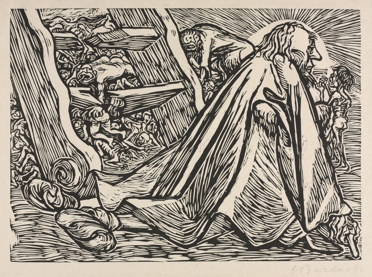 Guds förvandlingar: Den gudomliga tiggaren av Ernst Barlach