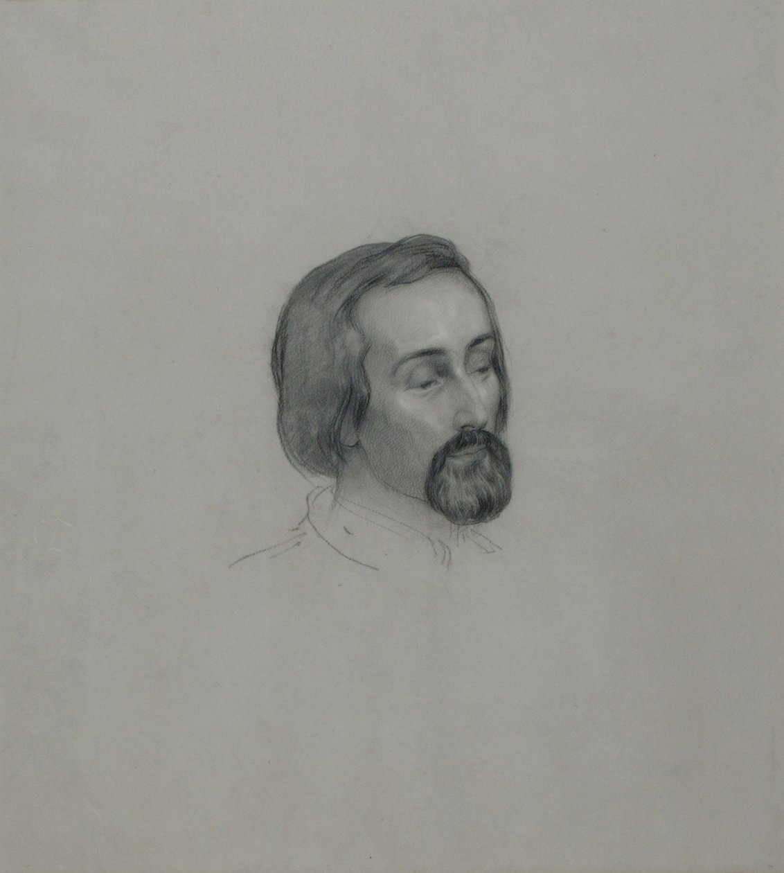 Porträtt av poeten Heinrich Heine 1797-1856, 1851 av Ernst Benedikt Kietz