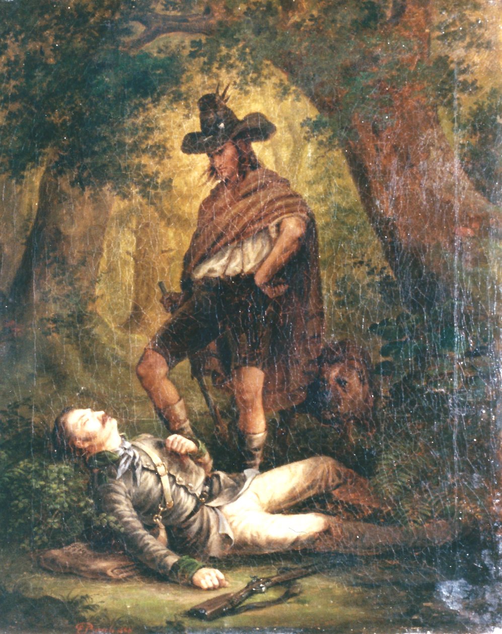 1852 - Den skjutne skogvaktaren, red av Ernst Bosch