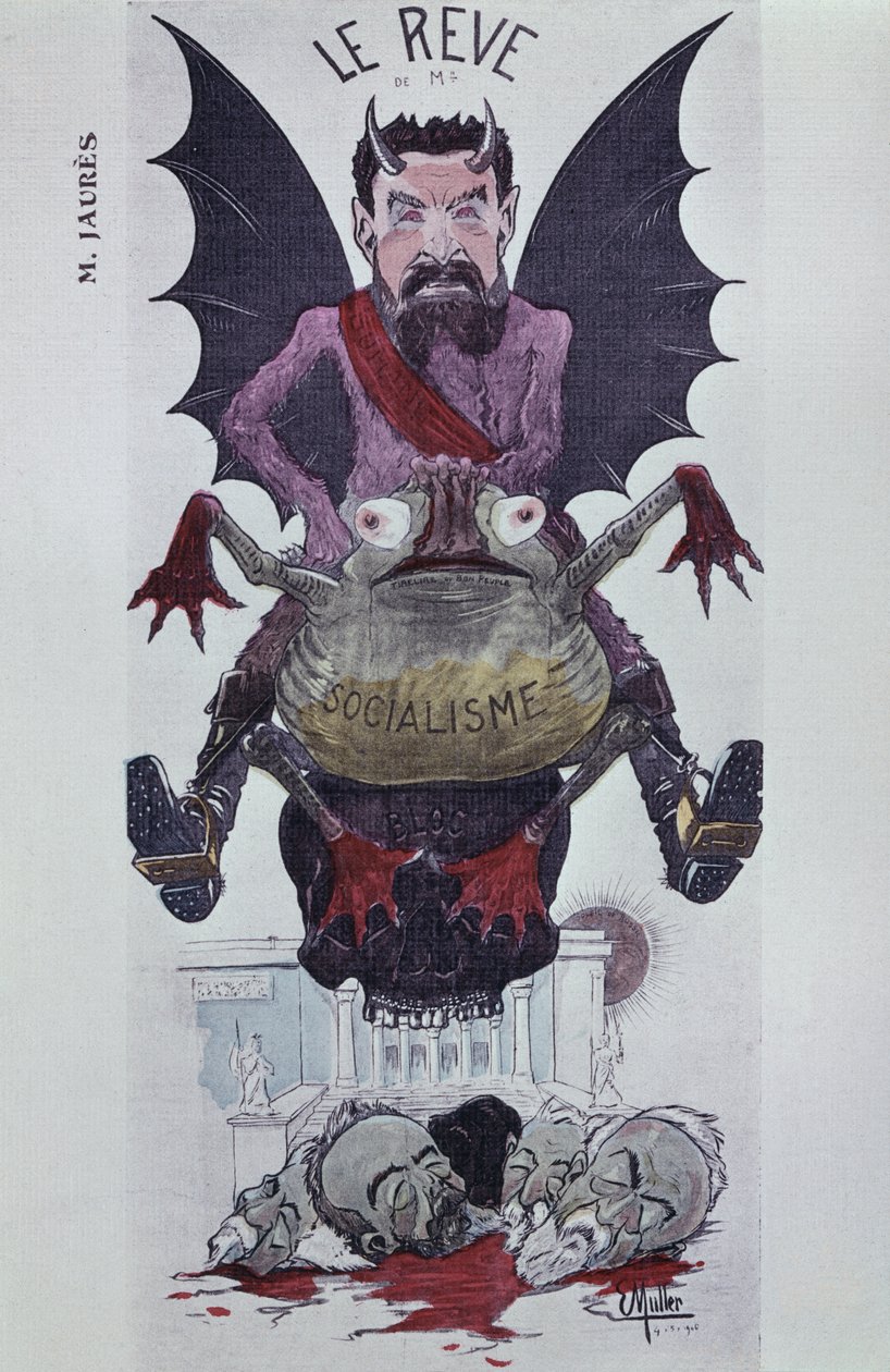 M. Jaures dröm, 1906 av Ernst Emmanuel Muller