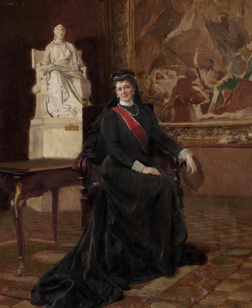 Storfurstinnan Maria Pavlovna av Ryssland som änka av Ernst Friedrich von Liphart