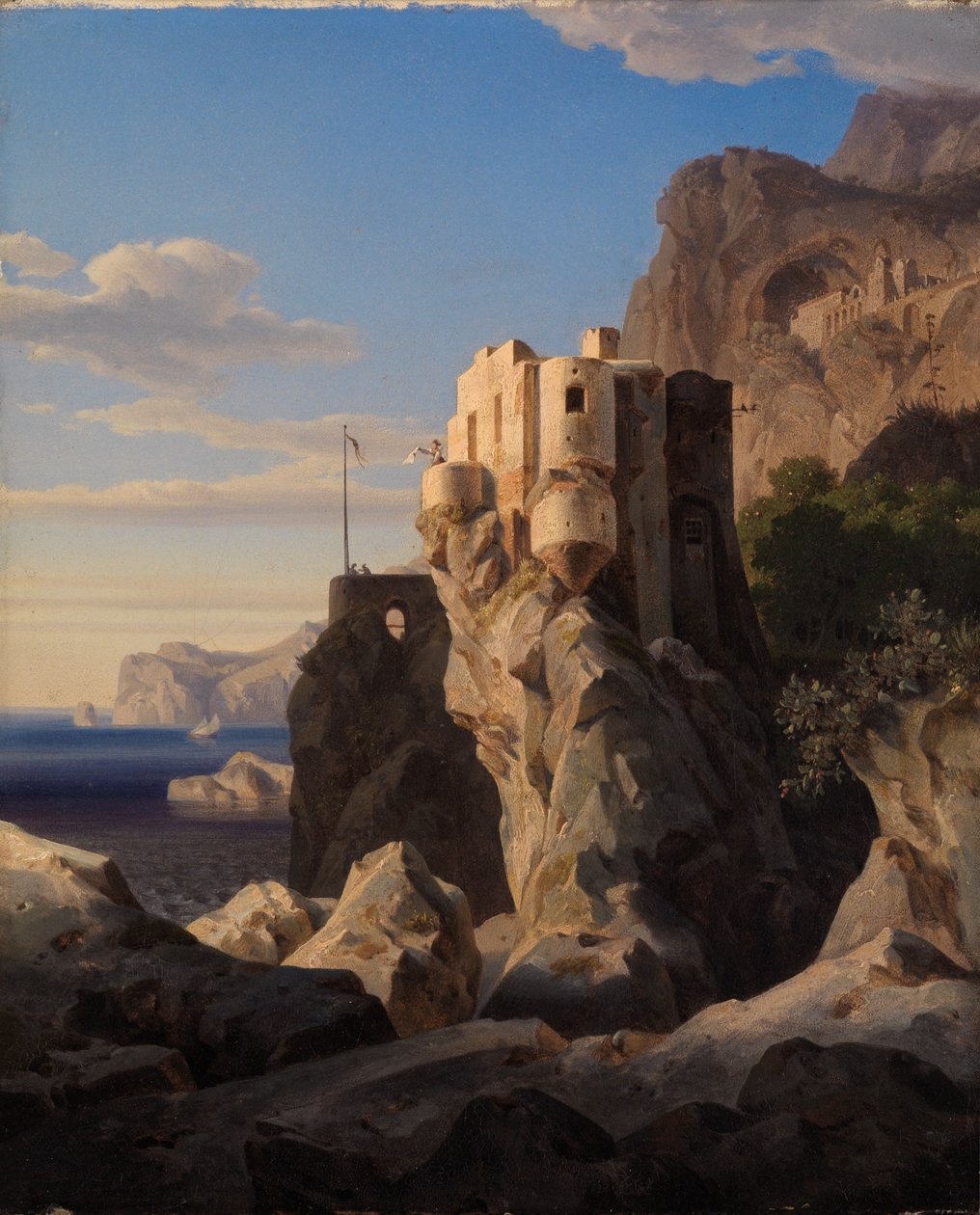 San Francesco nära Amalfi av Ernst Fries