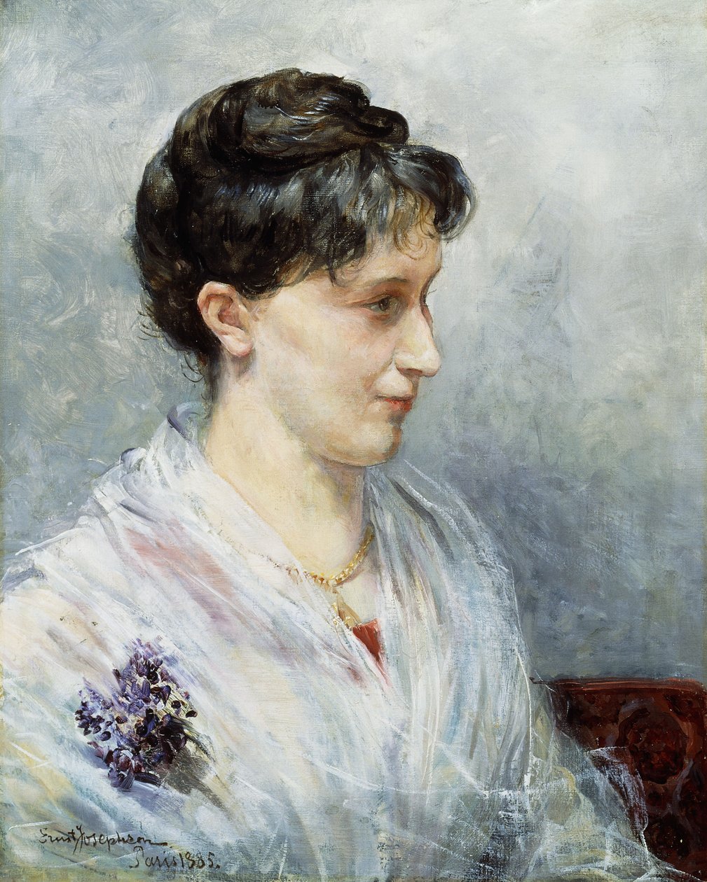 Porträtt av Maria av Ernst Josephson