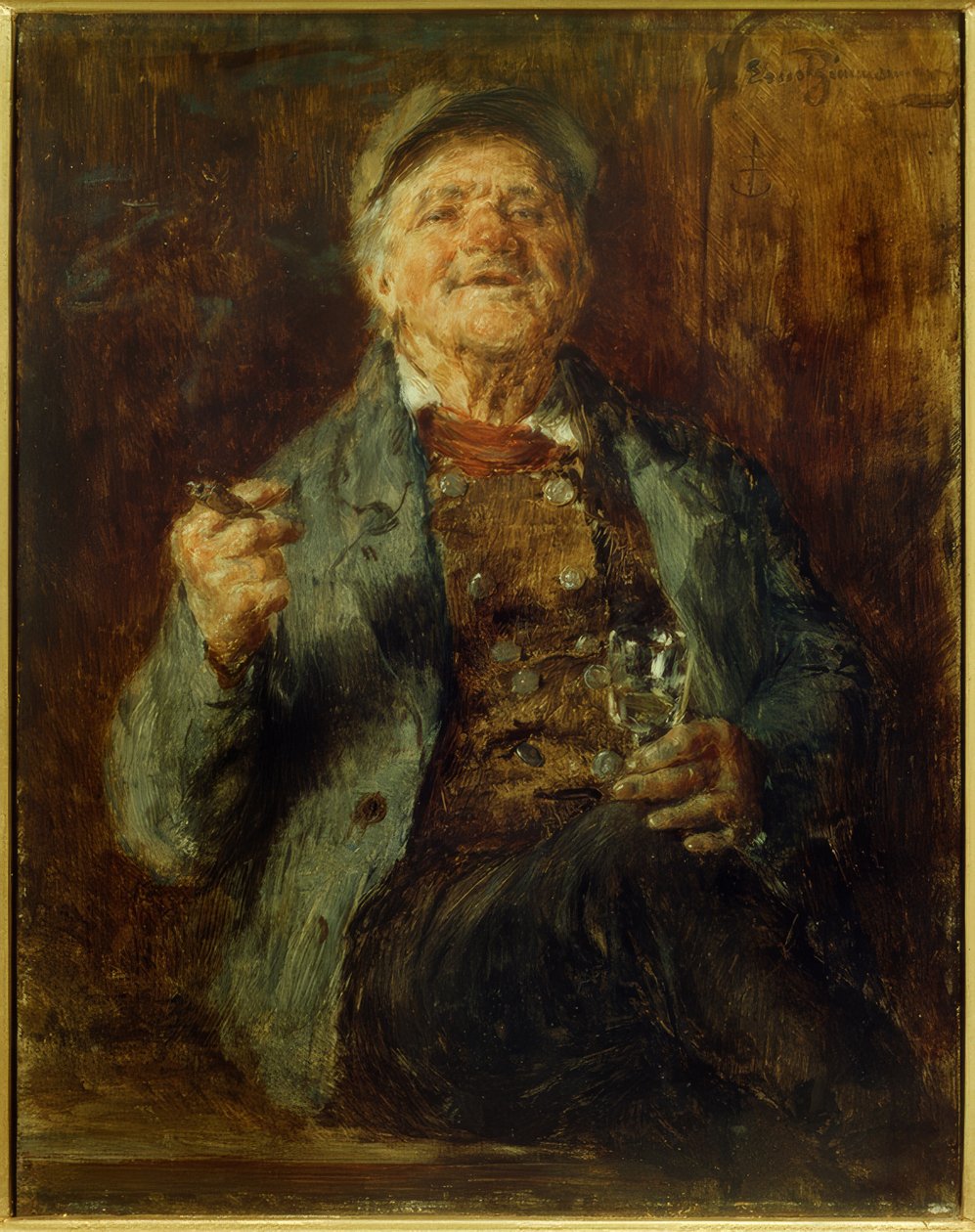 Drickande bonde av Ernst Karl Georg Zimmermann