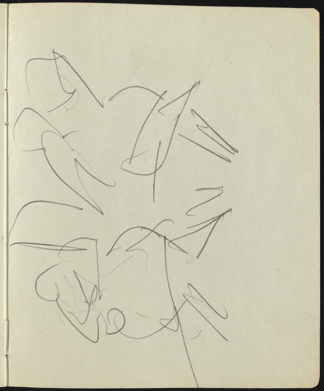Dansare och artister sida från en skissbok, ca. 1911. av Ernst Ludwig Kirchner