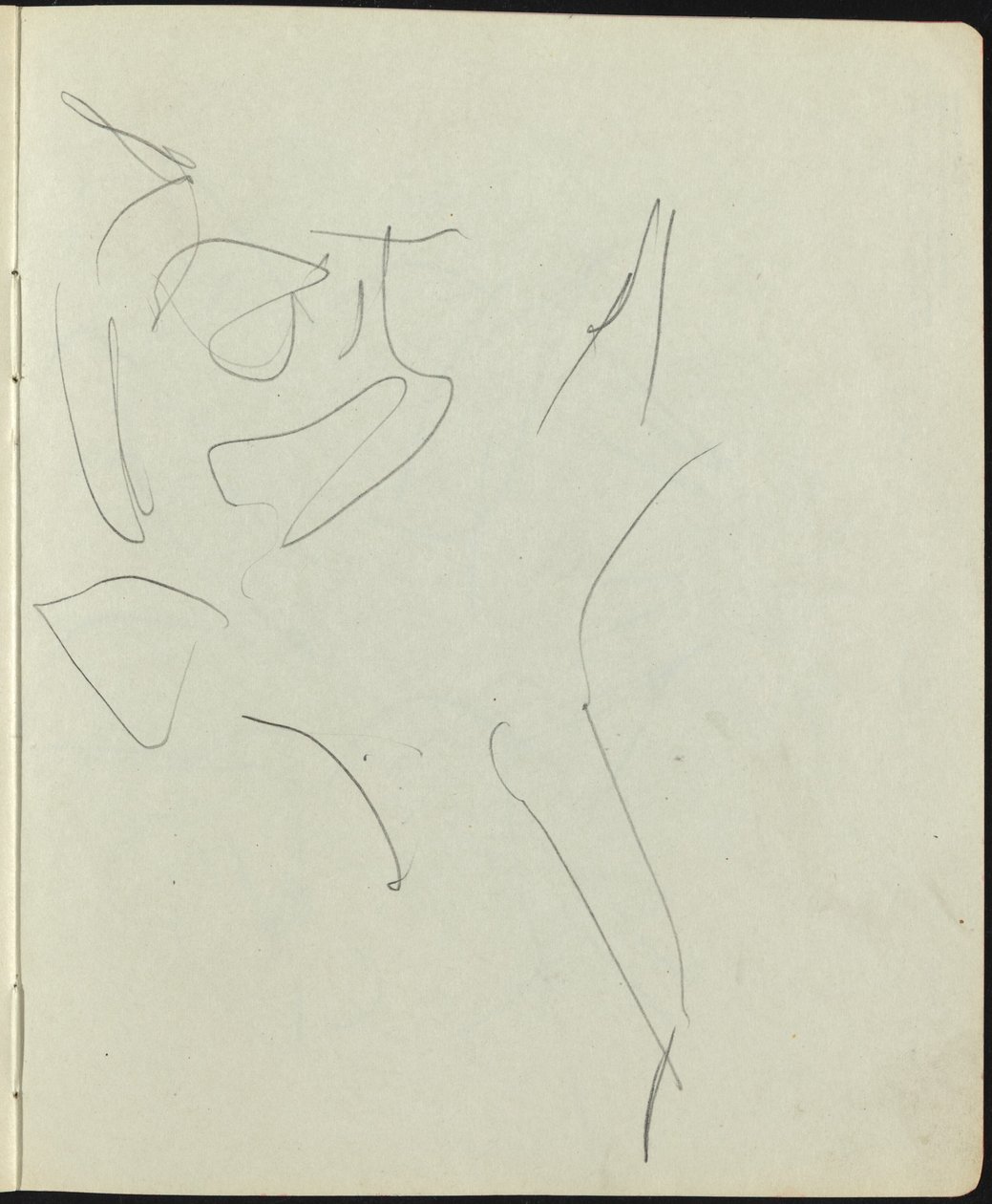 Dansare och artister sida från en skissbok, ca. 1911. av Ernst Ludwig Kirchner
