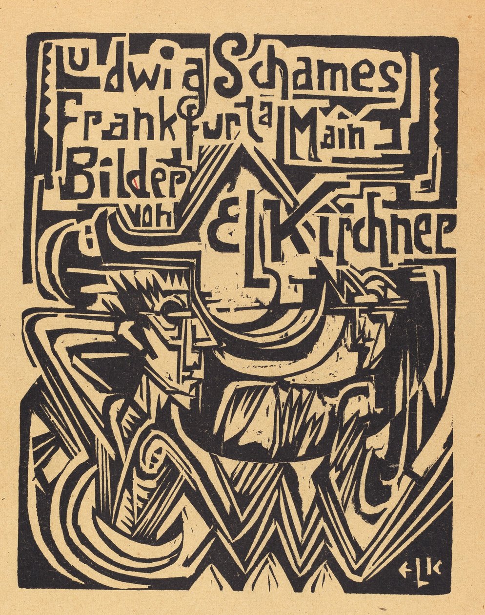 Ludwig Schames Frankfurt a Main Bilder av E L Kirchner Ludwig Schames Frankfurt..., 1919. av Ernst Ludwig Kirchner