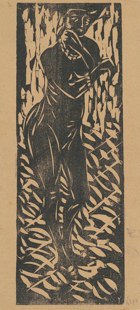 Naken med smycken, 1906. av Ernst Ludwig Kirchner