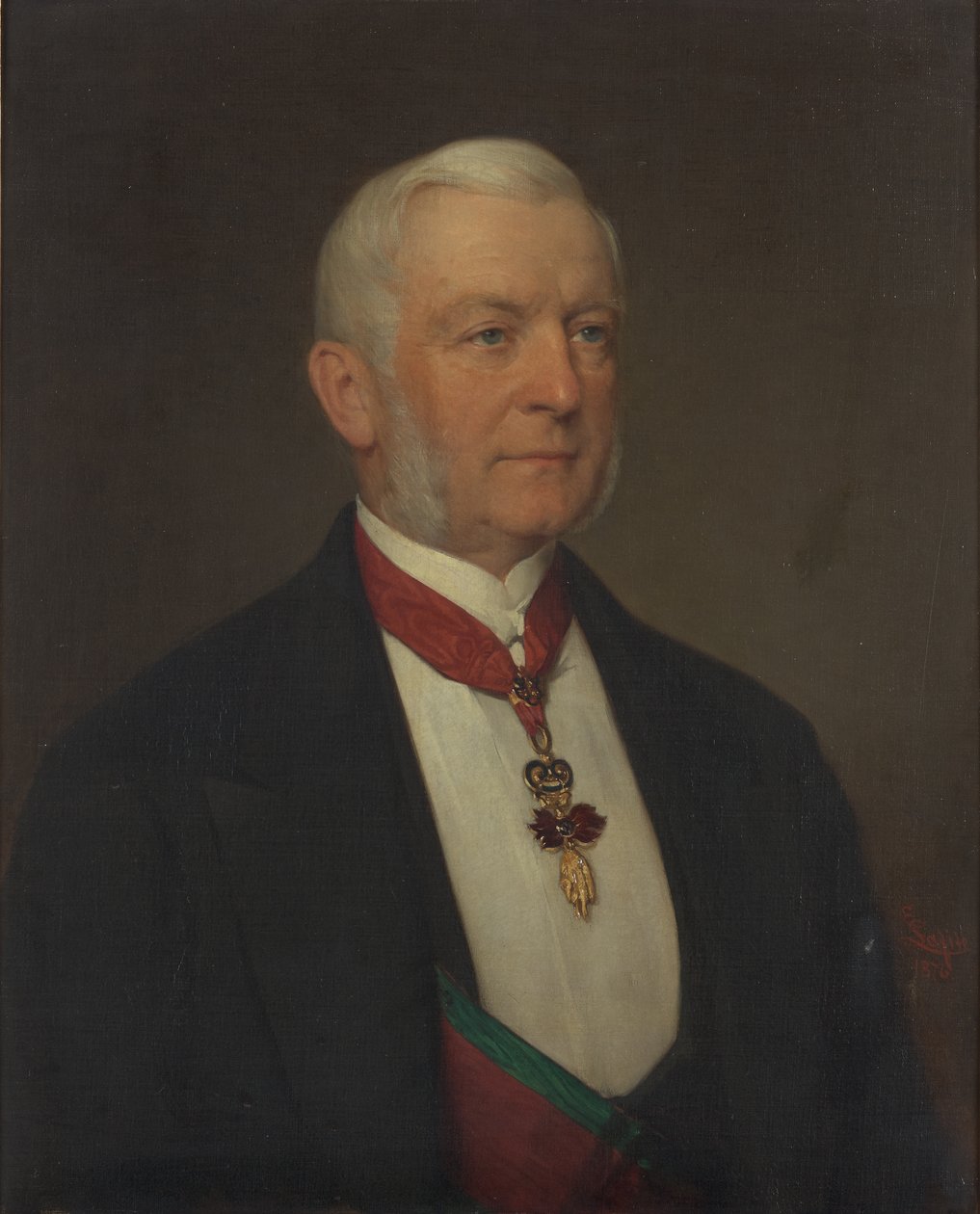 Politikern Karl Wilhelm Philipp Prins Auersperg av Ernst Lafite